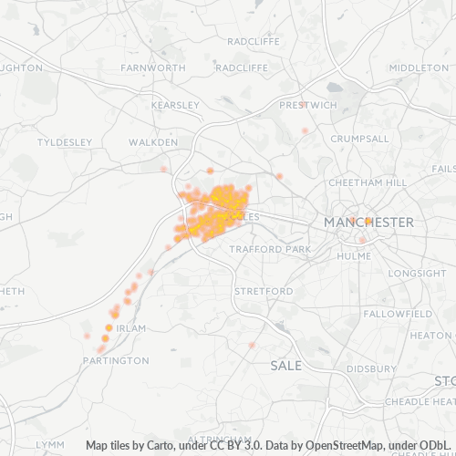 M30 Business Density Heatmap