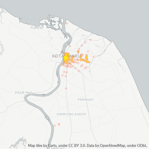 15000 Business Density Heatmap