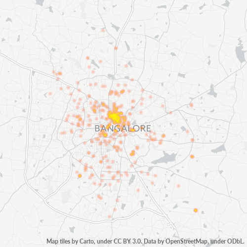 560052 Business Density Heatmap